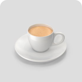 Раф с карамельным сиропом и шоколадом